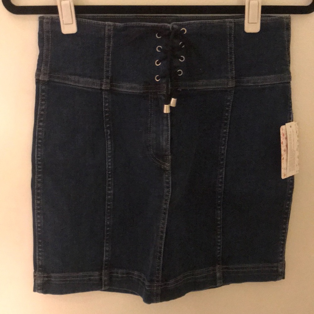 New! Free People Demi’s Tie Skirt